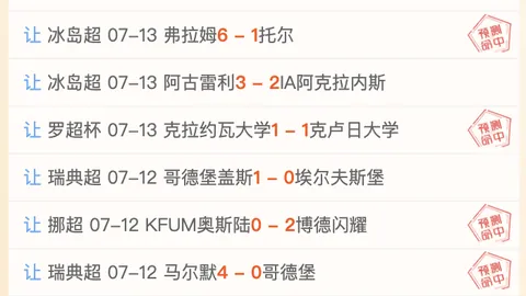 2026前瞻韩联赛，客服中心入口，不败传奇4连红战绩18中16独家
